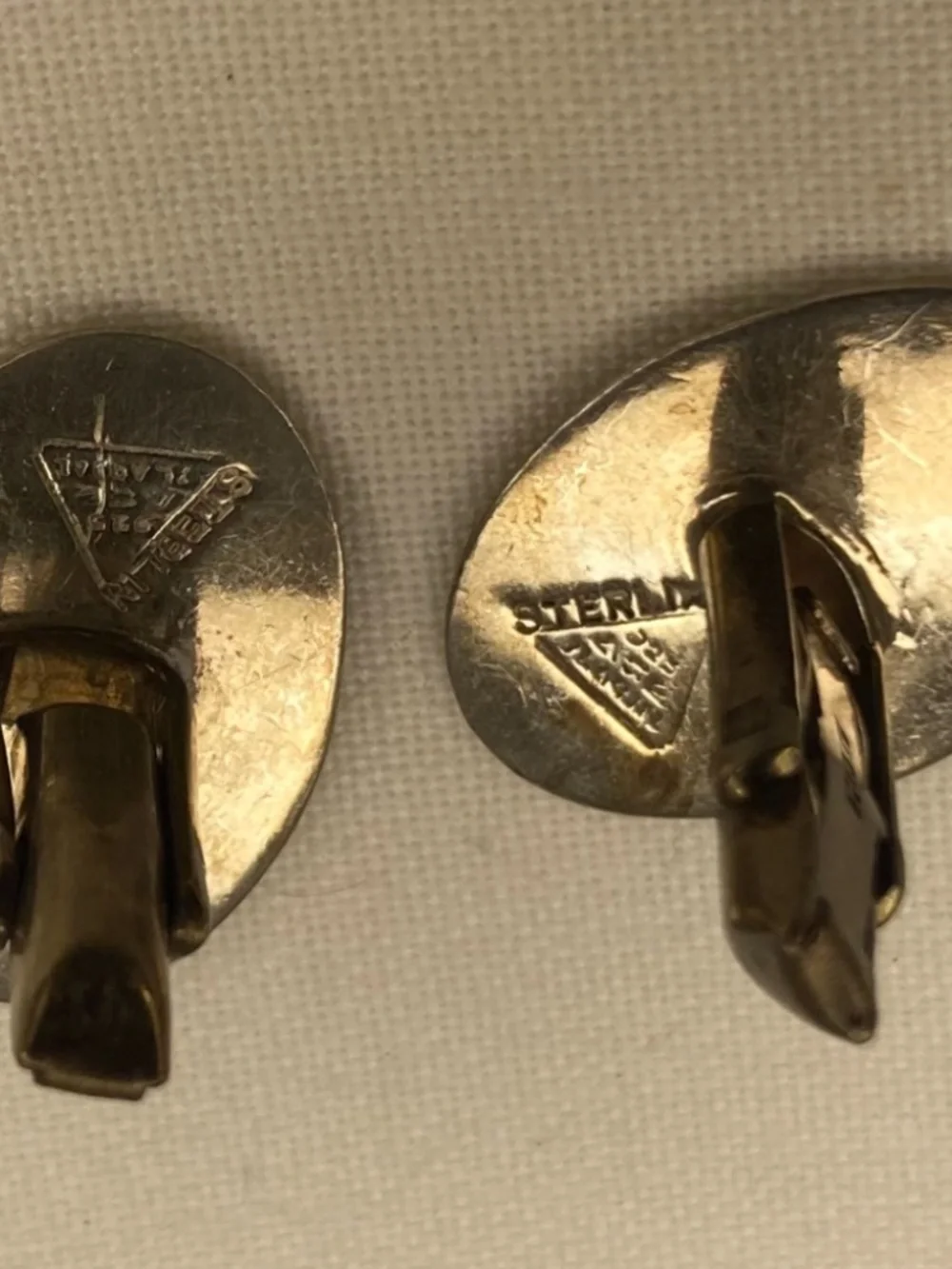 Vintage Mexican Sterling Silver Cufflinks – Aztec Style